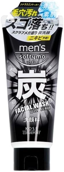 コーセー(KOSE) メンズソフティモ フェイシャルウォッシュ 炭