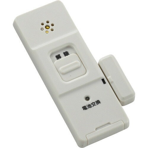 オーム電機(OHM) monban 防犯アラーム 開放＆衝撃検知型 OSE-AW1A-W 07-8303