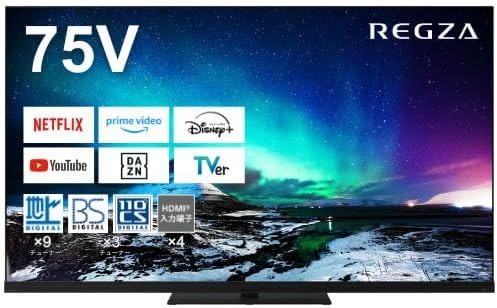TVS REGZA タイムシフトマシン搭載4K Mini LED液晶レグザ Z970N series 75Z970N