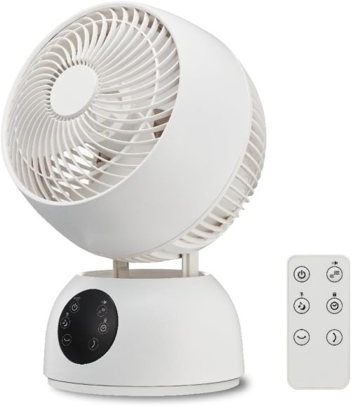 ドウシシャ(DOSHISHA) 全分解式サーキュレーター 首振り角度60度 羽根径18cm ACリモコン式 FCZ-181WH