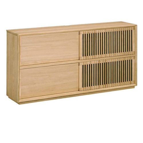 カリモク家具 サイドボード 扉縦桟 QU5077MK