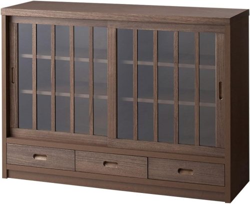 ディノス(DINOS) 桐天然木水屋シリーズ サイドボード 幅120cm 532702