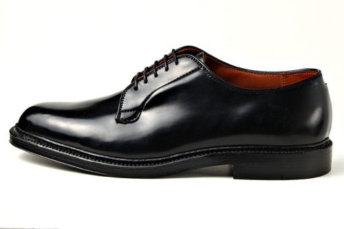 オールデン(ALDEN) プレーントゥ ブルッチャー ブラックシェルコードバン