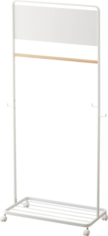 山崎実業 キッズパネル付きハンガーラック タワー 5175