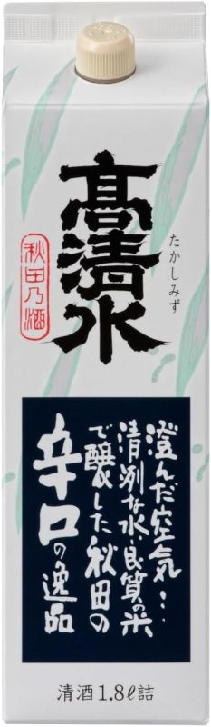 秋田酒類製造 高清水 辛口パック