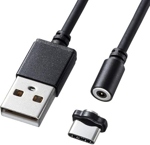 サンワサプライ(SANWA SUPPLY) 超小型Magnet脱着式USB Type-Cケーブル 1m KU-CMGCA1