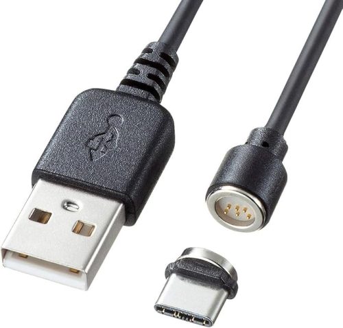 サンワサプライ(SANWA SUPPLY) Magnet脱着式USB Type-Cケーブル データ&充電 1m KU-MGDCA1
