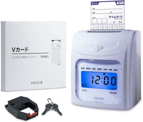 VOICE 自動集計機能付タイムレコーダー VT-2000