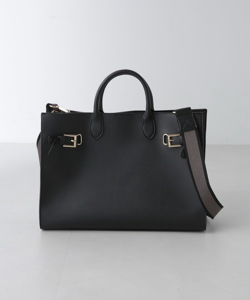 ナノ・ユニバース(NANO universe) バックルスクエアトートバッグ