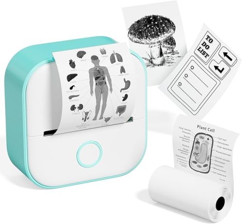 Memoqueen スマホ対応 ミニプリンター T02