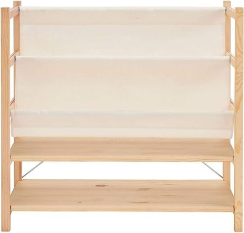 無印良品 パイン材ユニットシェルフ用帆布マガジンラック 幅86cm用 38749769