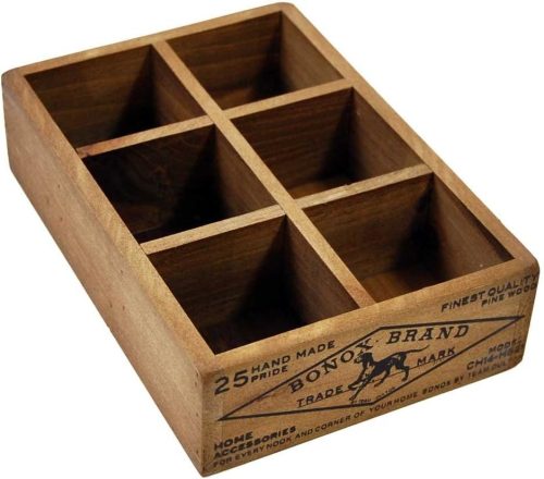 ダルトン(DULTON) 6 PARTITON WOODEN BOX CH14-H521NT