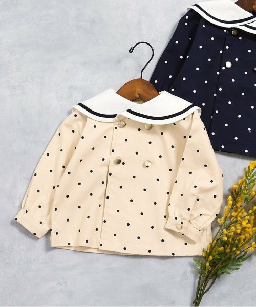 アプレレクール(apres les cours) セーラーカラーシャツ