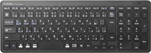 エレコム(ELECOM) Bluetooth超薄型コンパクトキーボード TK-FBP101BK