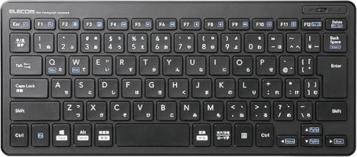 エレコム(ELECOM) 無線超薄型ミニキーボード TK-FDP098TBK