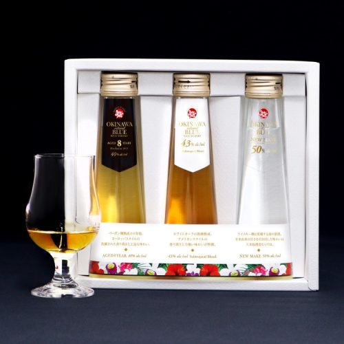 久米仙酒造 OKINAWA ISLAND BLUE Premium Selection 沖縄ウイスキー おためし3本セット