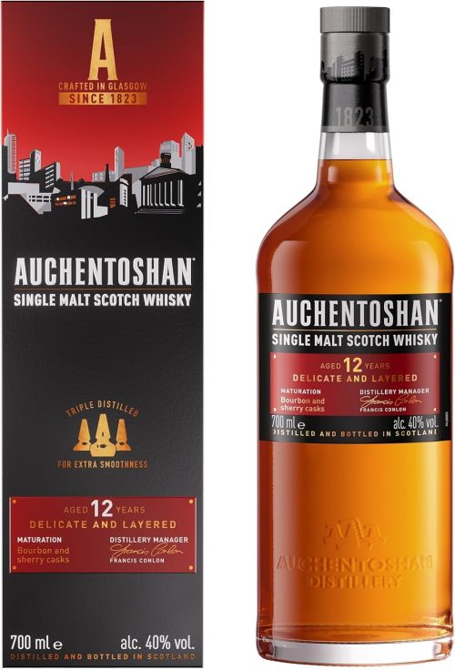 オーヘントッシャン(AUCHENTOSHAN) 12年 シングルモルト スコッチ ウイスキー