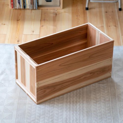 イエノLabo. 上小節 国産りんご箱 杉 630×300×310 ielabo100782