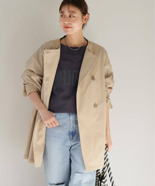 ジャーナル スタンダード レリューム(JOURNAL STANDARD relume) ノーカラーライトショートコート