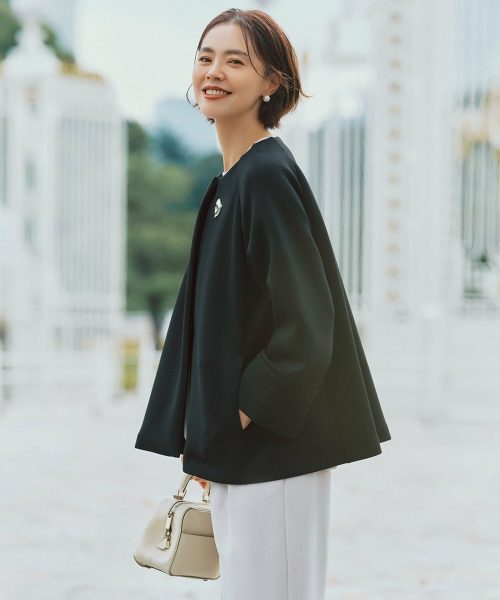 アンフィーロ(UNFILO) ダブルフェイス ショートコート