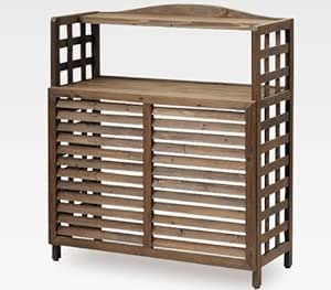 山善(YAMAZEN) ガーデンマスター エアコン室外機カバー 棚付き ACGN-02