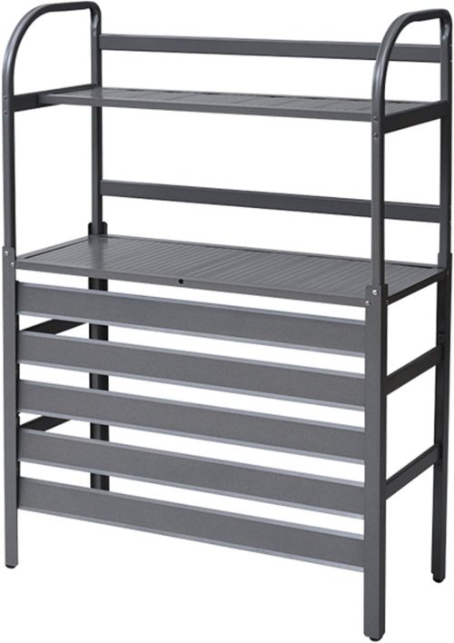 山善(YAMAZEN) ガーデンマスター エアコン 室外機カバー 棚付きアルミエアコンカバー KAAC-90T