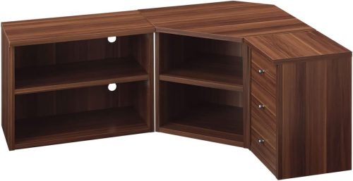 ぼん家具 コーナーテレビ台3点セット TVBHM0330