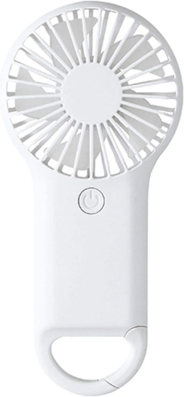 カクセー(Kakusee) ミニハンディファン 電池式 カラビナ式 HAN-01W