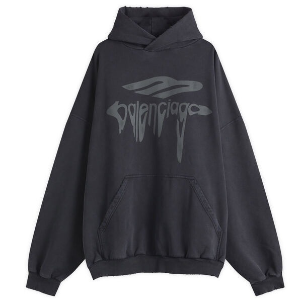 バレンシアガ(BALENCIAGA) メンズ 3b Liquified Hoodie ラージフィット
