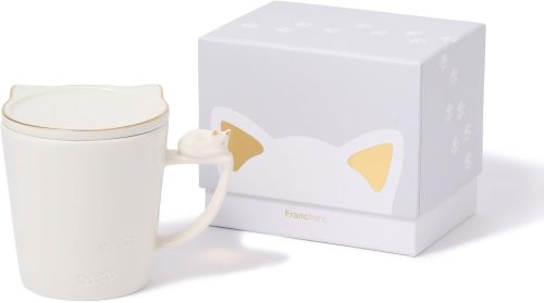 フランフラン(Francfranc) キャット フィギュア マグ ホワイト 1101090551904