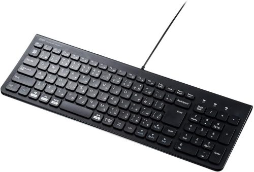 サンワサプライ(SANWA SUPPLY) USBスリムキーボード テンキー付き SKB-SL31BK