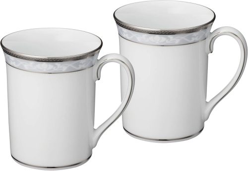 ノリタケ(Noritake) ハンプシャープラチナ マグカップペア 4336L/P91332