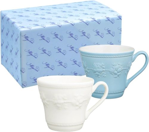 ウェッジウッド(WEDGWOOD) フェスティビティ マグ アイボリー ブルー ペア 1054014