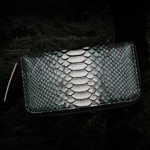 池田工芸 Diamond Python RoundBig Wallet ダイヤモンドパイソン ラウンドビッグウォレット 翡翠