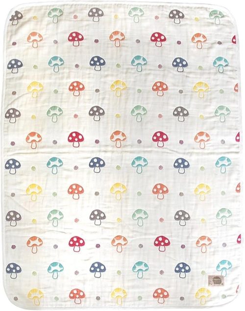 ディモワ(10mois) シャンピニオン ガーゼケット ふくふくガーゼ 100149-5241