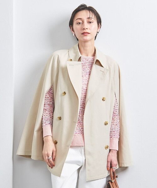 ユナイテッドアローズ(UNITED ARROWS) ケープ ミドル トレンチコート