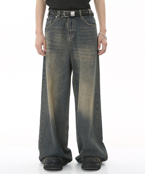 コーパストーキョー(CORPUS TOKYO) ワイドレングス モッピングデニム