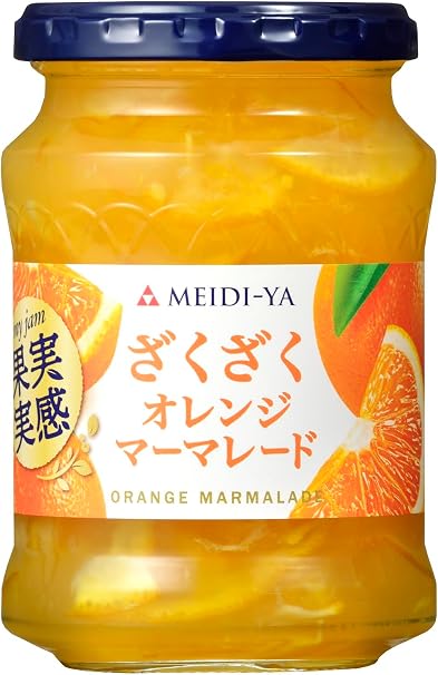 明治屋 果実実感ジャム ざくざくオレンジマーマレード