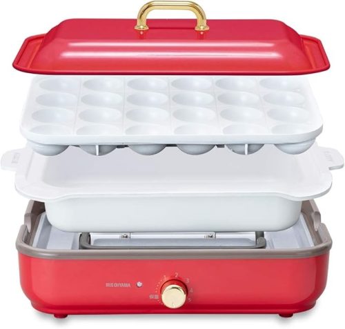 アイリスオーヤマ(IRIS OHYAMA) ホットプレート 着脱式 2枚 PHP-1002TC