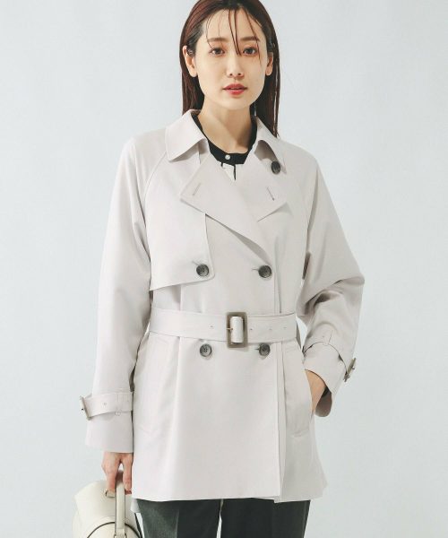 グローバルワーク(GLOBAL WORK) エアかるミドルトレンチコート