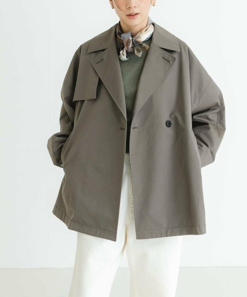 アーバンリサーチ(URBAN RESEARCH) new basic ミドル丈トレンチテントコート