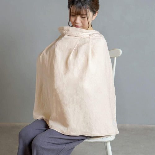 ディモワ(10mois) リネンUVカット マルチケープ