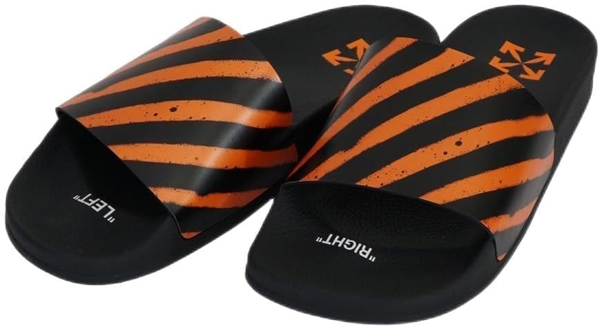 オフホワイト(Off-White) Spray Stripes Sliders