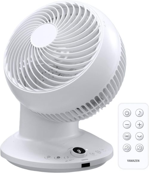 山善(YAMAZEN) サーキュレーター 360°首振り YAR-CD20ES