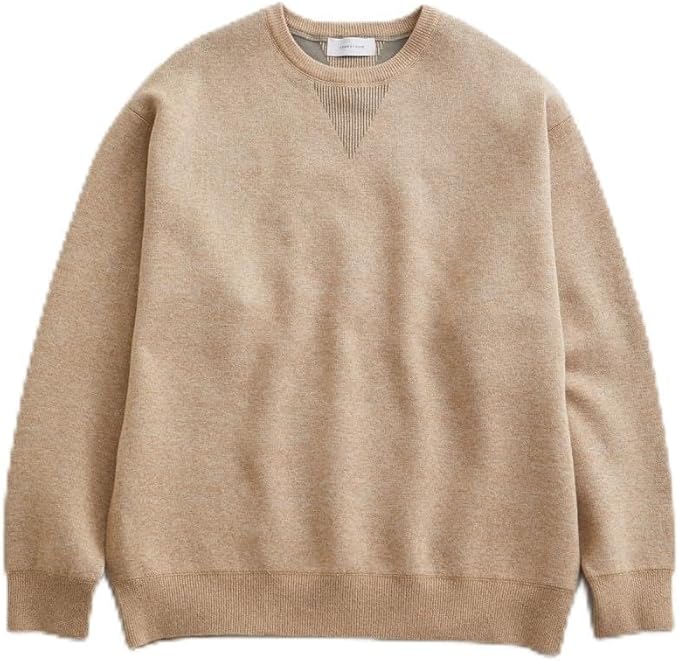 アダムエロペ(ADAM ET ROPE') ヘビーウェイト 杢スウェット ニット