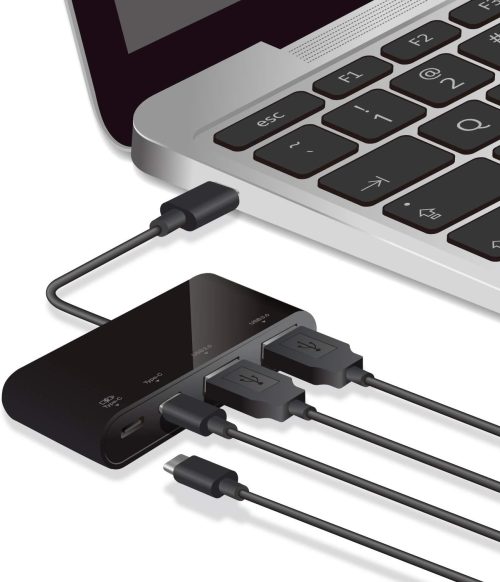 エレコム(ELECOM) USB Type-Cコネクタ搭載USBハブ U3HC-A424P10BK