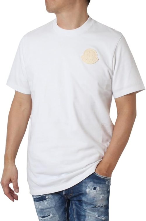 モンクレール(MONCLER) メンズ クラシックパッチ Tシャツ