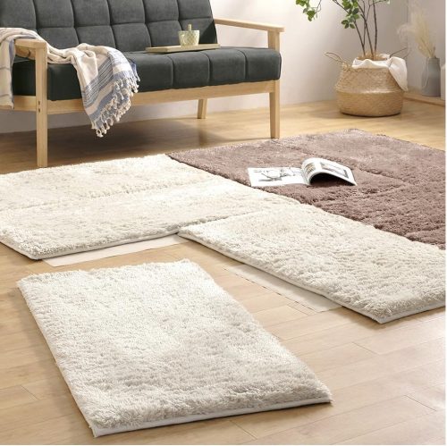 アイリスオーヤマ(IRIS OHYAMA) ジョイントラグ シャギー 50×100cm JTR-S5010