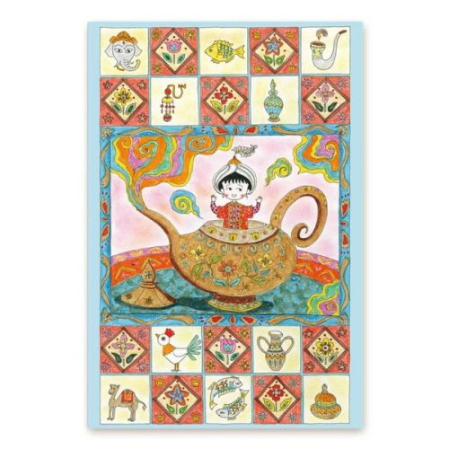 トーシンパック ちびまる子ちゃん 原画ポストカード 魔法のランプ