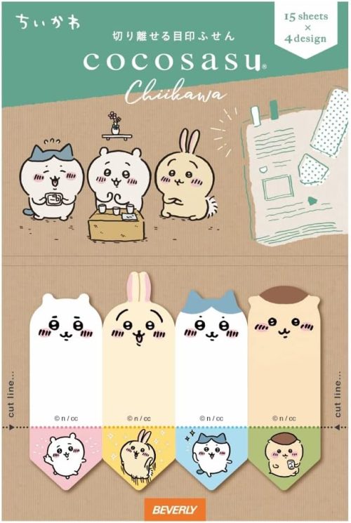 ビバリー(Beverly) 付箋 ちいかわ ココサス フェイス CS-183